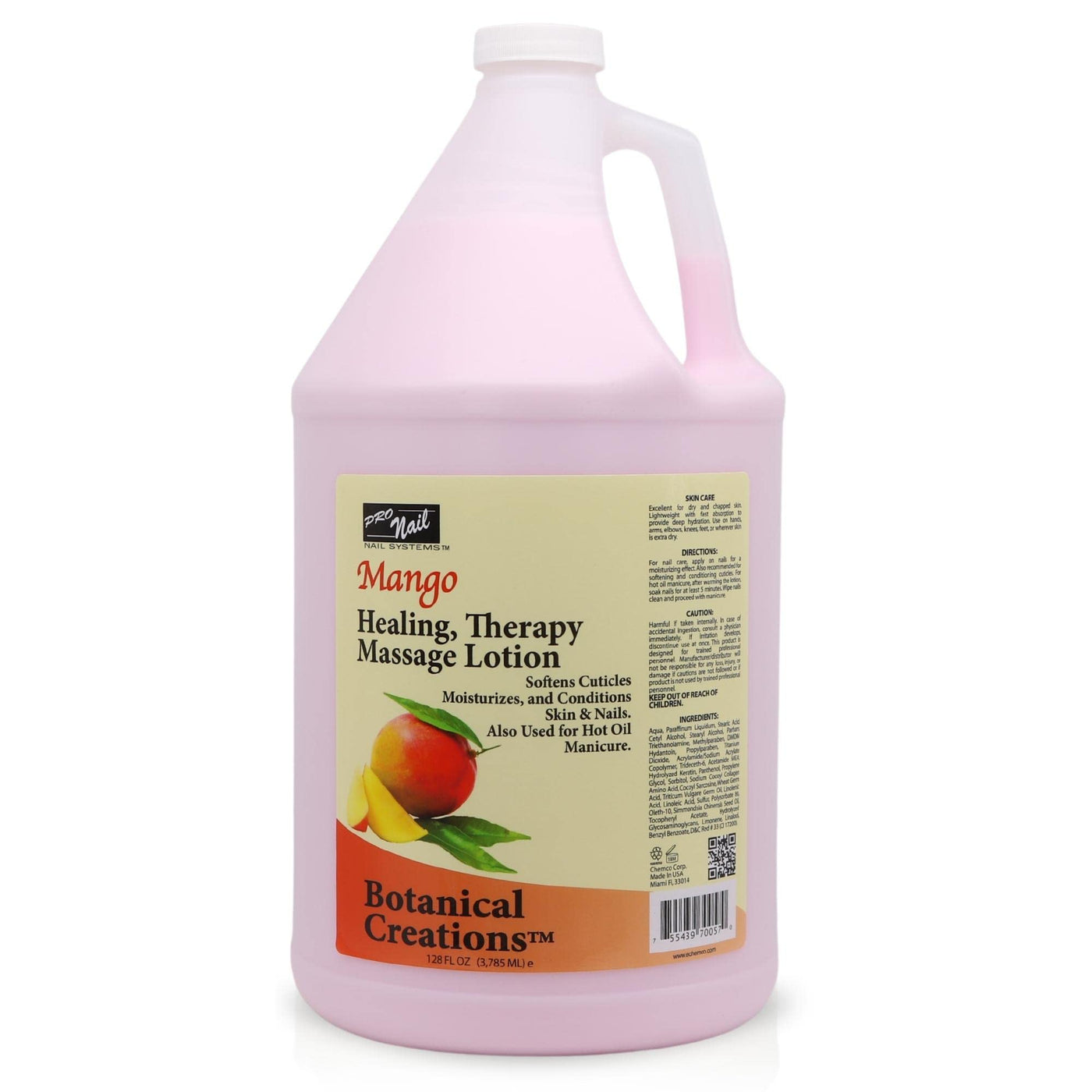 PRONAIL - Healing Therapy Massage Lotion Mango (1 Gallon, Case of 4 Gallon)