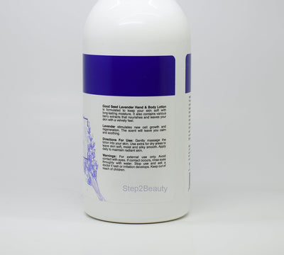 Good Seed Hand and Body Lotion 30 Oz - LAVENDER (Single, Case of 12)