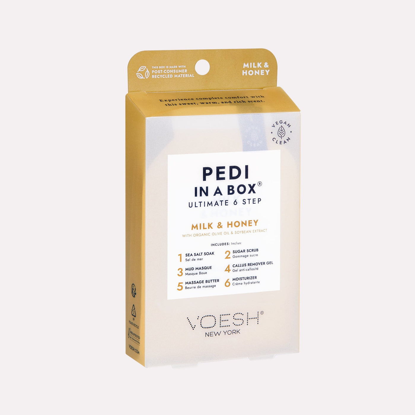 Voesh - Pedi in a Box Ultimate 6 Step Milk & Honey