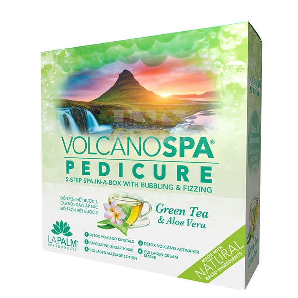 LA PALM Volcano Spa 6 Steps 36/Box - Green Tea