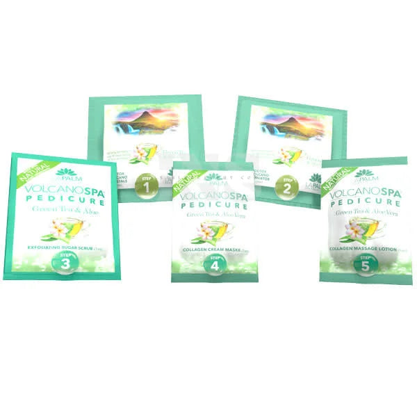 LA PALM Volcano Spa 6 Steps 36/Box - Green Tea