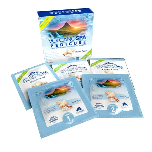 LA PALM Volcano Spa 6 Steps - Ocean Pearl (Acacia) Single